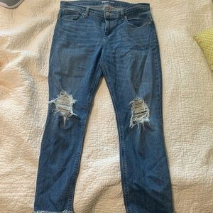 Old Navy Distressed Boyfriend Jeans